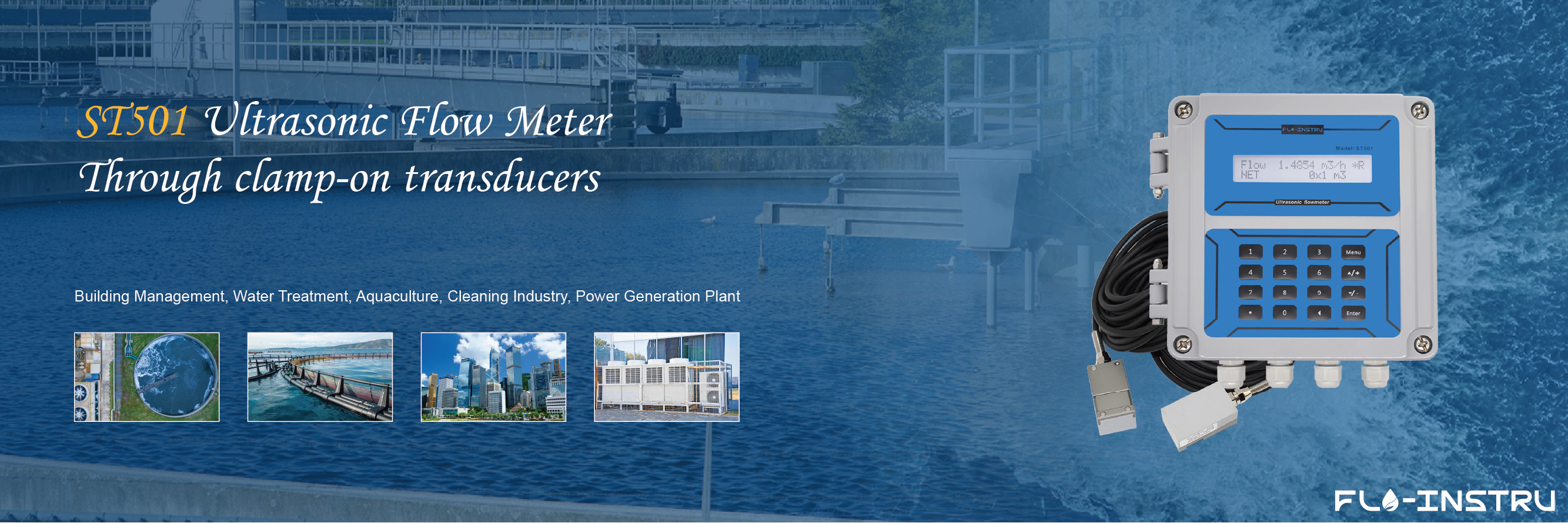 Kwaliteit Klem-op Ultrasone Debietmeter Fabriek