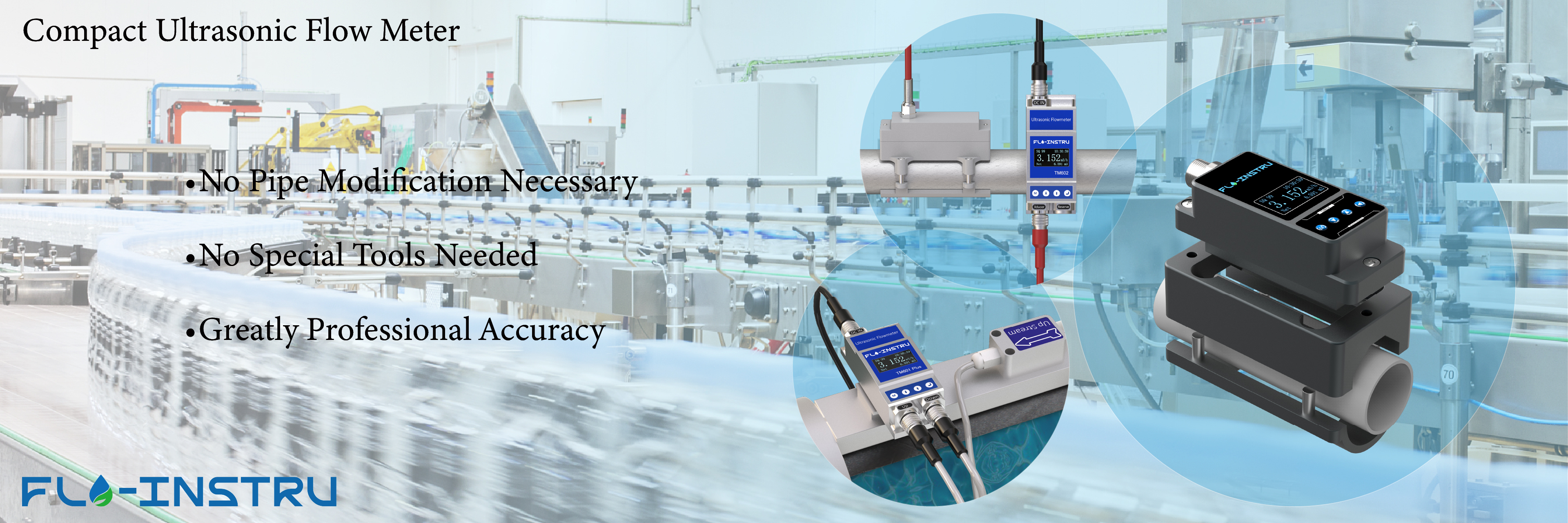 Kwaliteit Klem-op Ultrasone Debietmeter Fabriek